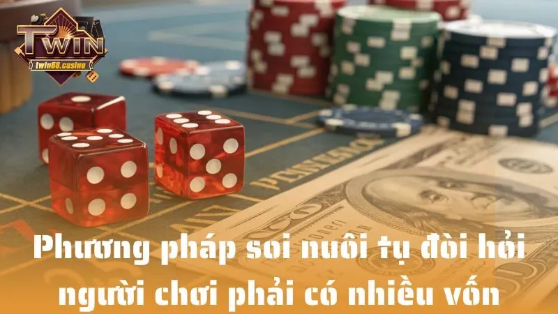 Phương pháp soi nuôi tụ đòi hỏi người chơi phải có nhiều vốn